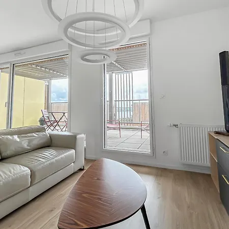 T2 Lumineux - Proche Plage&technopôle - Parking Privé, Bureau&wifi Rapide *