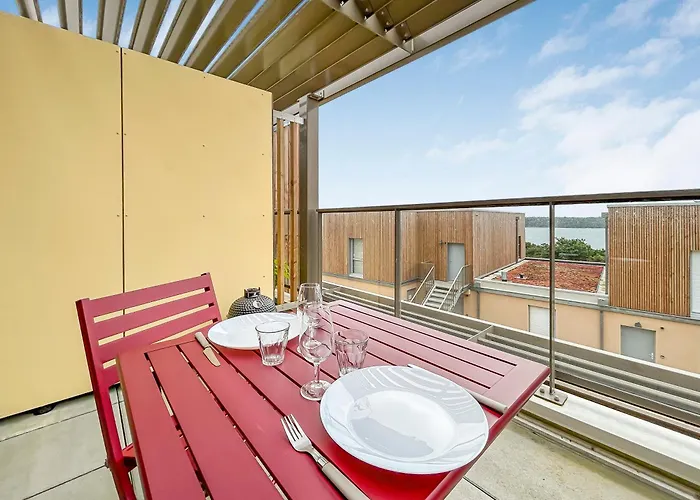 T2 Lumineux - Proche Plage&technopôle - Parking Privé, Bureau&wifi Rapide *