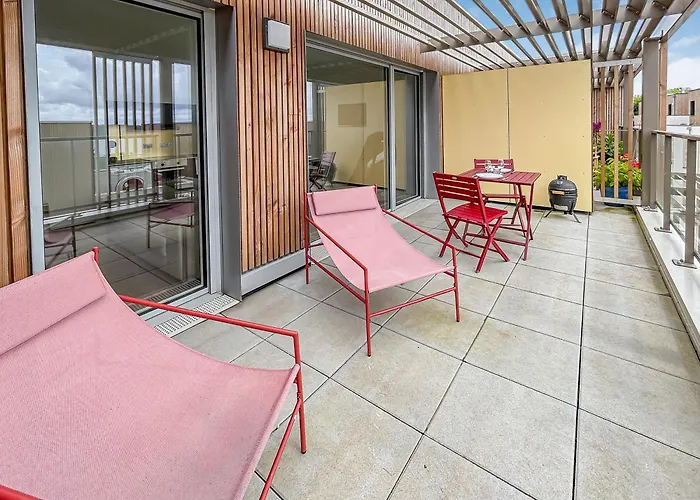 T2 Lumineux - Proche Plage&technopôle - Parking Privé, Bureau&wifi Rapide Brest