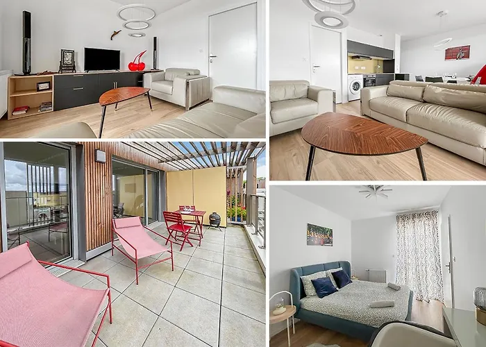 Appartement T2 Lumineux - Proche Plage&technopôle - Parking Privé, Bureau&wifi Rapide Brest