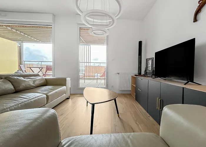 T2 Lumineux - Proche Plage&technopôle - Parking Privé, Bureau&wifi Rapide * Brest