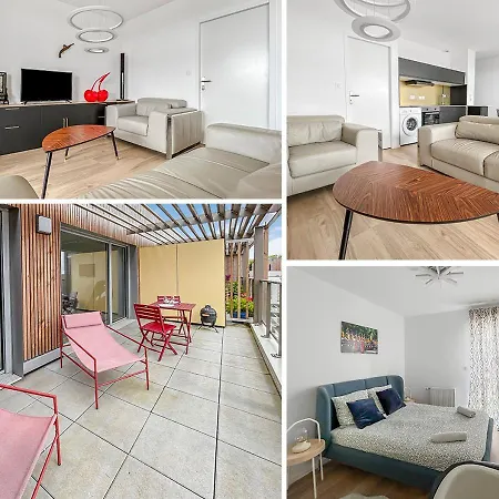 Apartment T2 Lumineux - Proche & Technopole - Parking Prive, Bureau & Wifi Rapide Brest