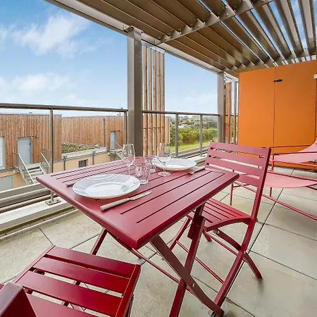 T2 Lumineux - Proche Plage&technopôle - Parking Privé, Bureau&wifi Rapide Appartement *