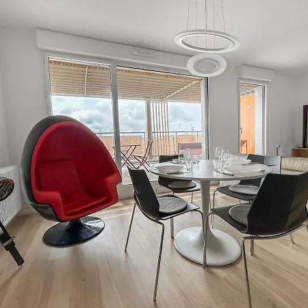Appartement T2 Lumineux - Proche Plage&technopôle - Parking Privé, Bureau&wifi Rapide Brest