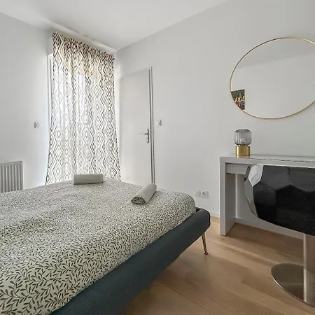 T2 Lumineux - Proche Plage&technopôle - Parking Privé, Bureau&wifi Rapide Appartement